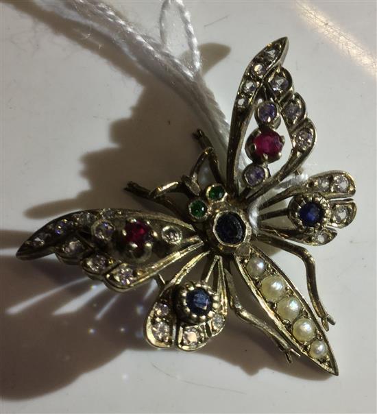 Butterfly brooch